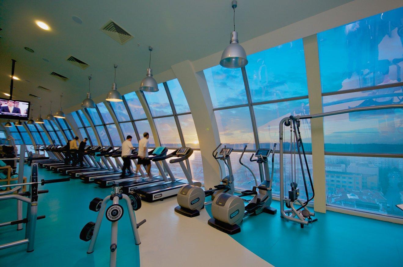 エセル プレミアム ホテル&スパ ブユックチェクメジェ 設備 写真 The gym at the 88th floor