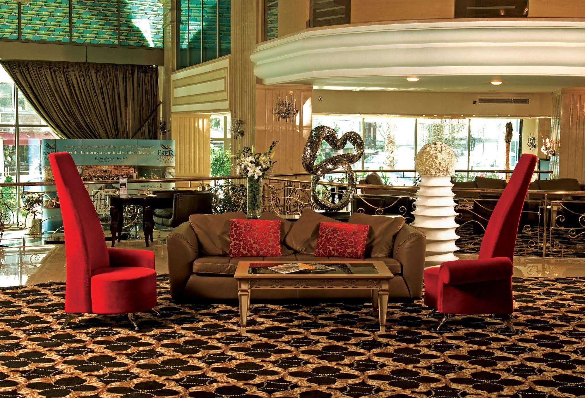 エセル プレミアム ホテル&スパ ブユックチェクメジェ エクステリア 写真 The lobby of the hotel